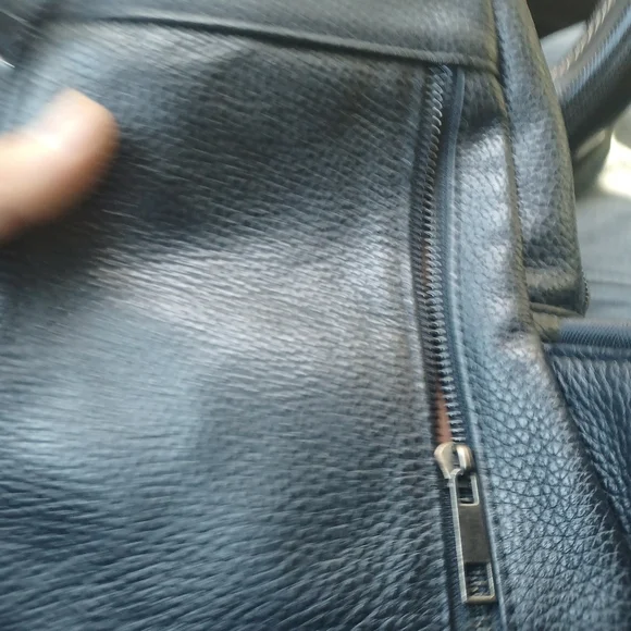 Crocodile design & leather small bag